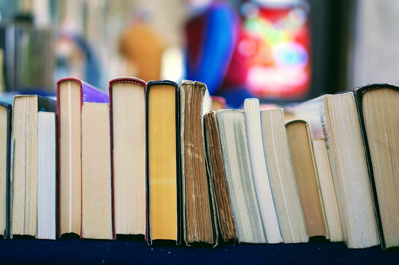 Stack of magical books